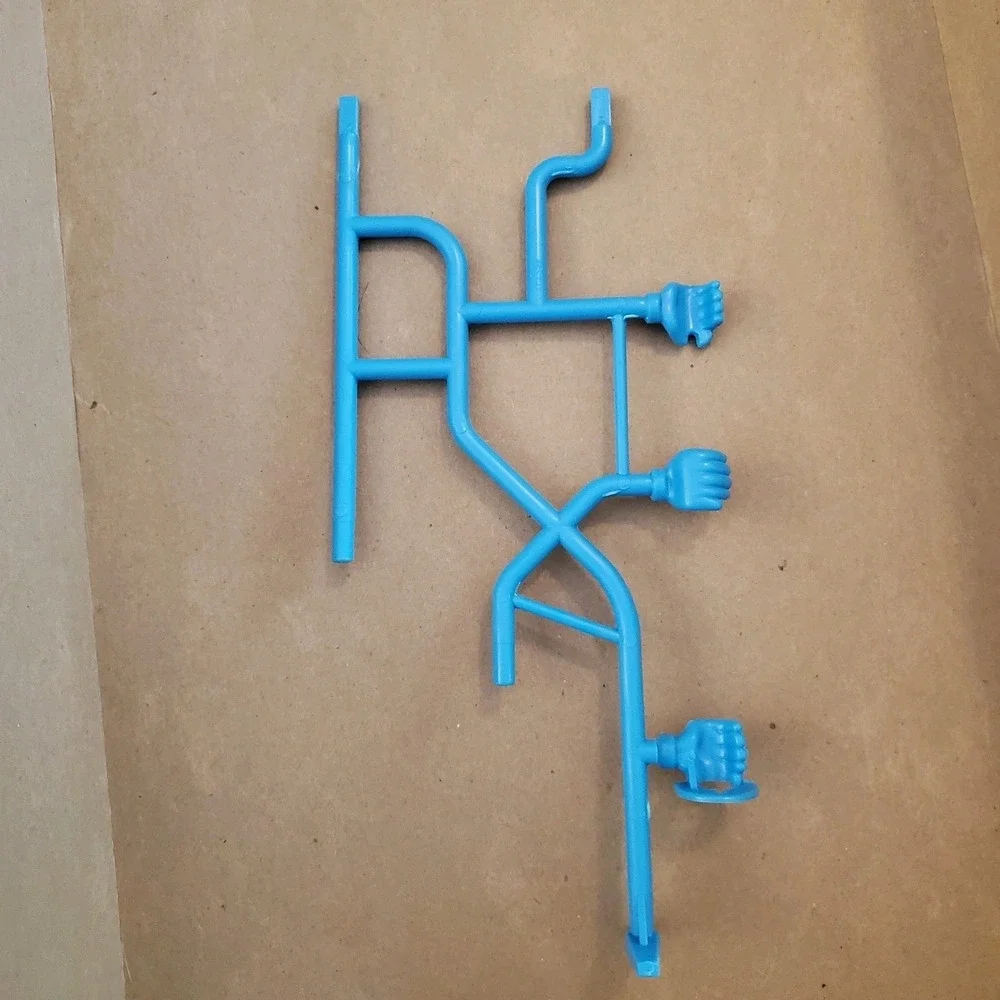 1986 Mouse Trap Replacement Piece Plumbing Pipe Blue Hasbro Board Game Part